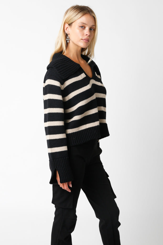 Women's Oversized Striped Sweater