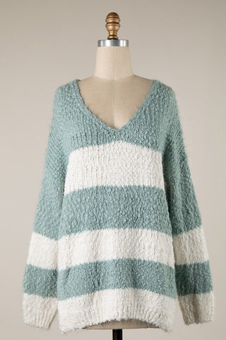 V-Neck Sweater Oversized