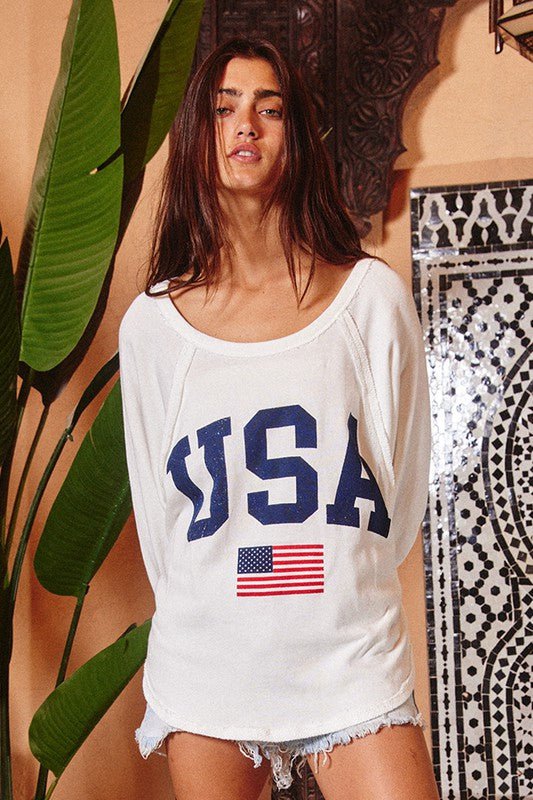 Ladies USA Sweatshirt