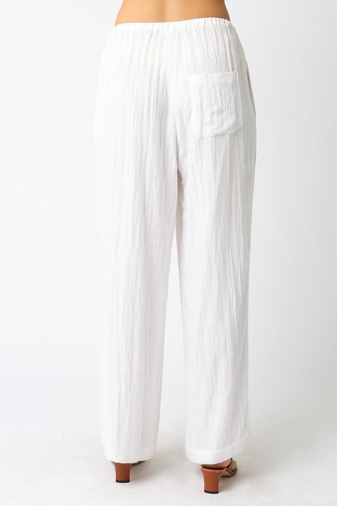 White Beach Pants