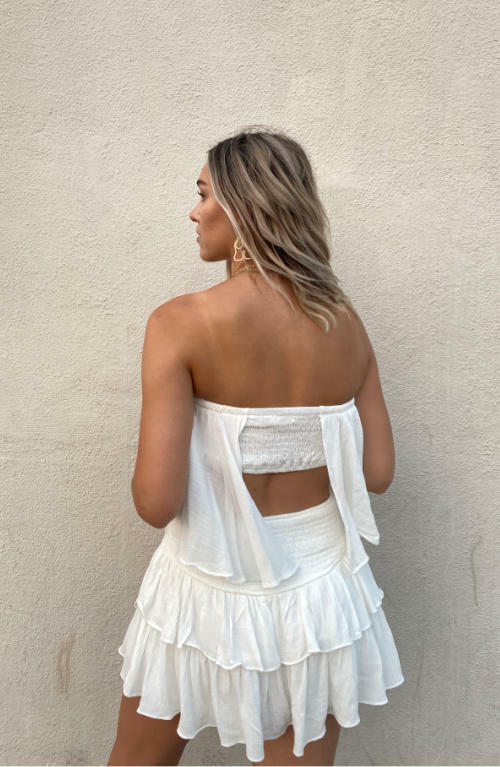 White Summer Rompers