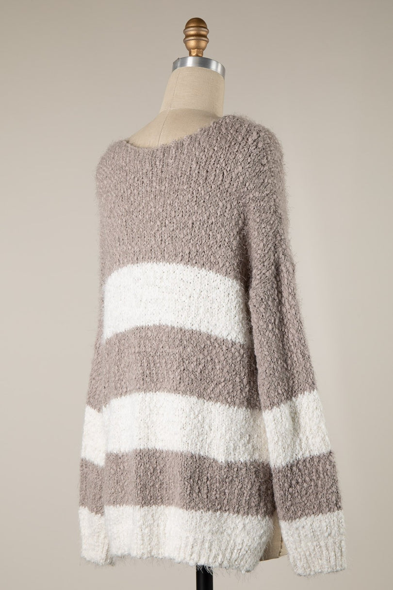 Chunky V-Neck Sweater