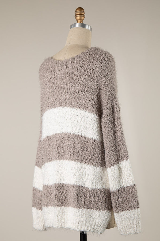 Chunky V-Neck Sweater