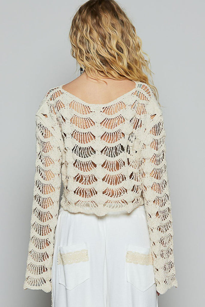 Crochet Cropped Sweater