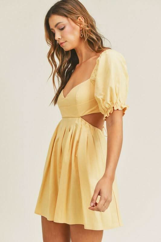 Yellow Sorority Dresses