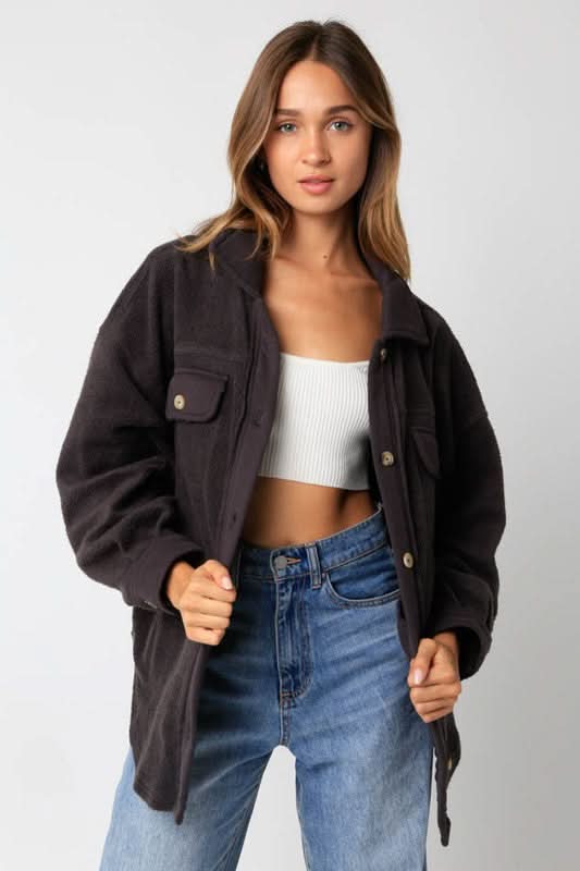 Charcoal Shacket 