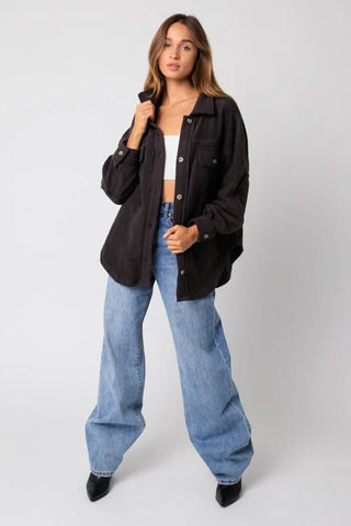 Front Pocket Shacket