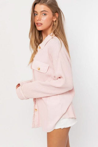 Light Pink Shacket