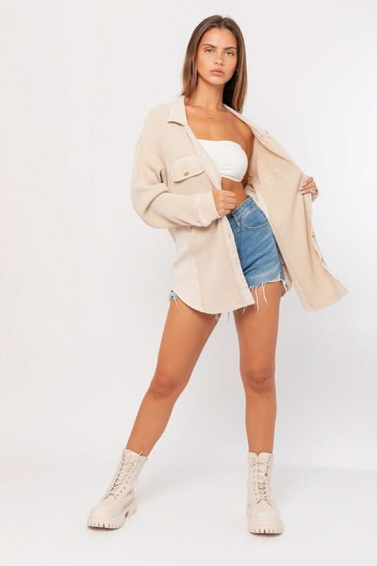 Waffle Knit Shackets