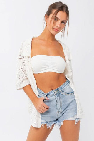 Crochet Camp Shirt