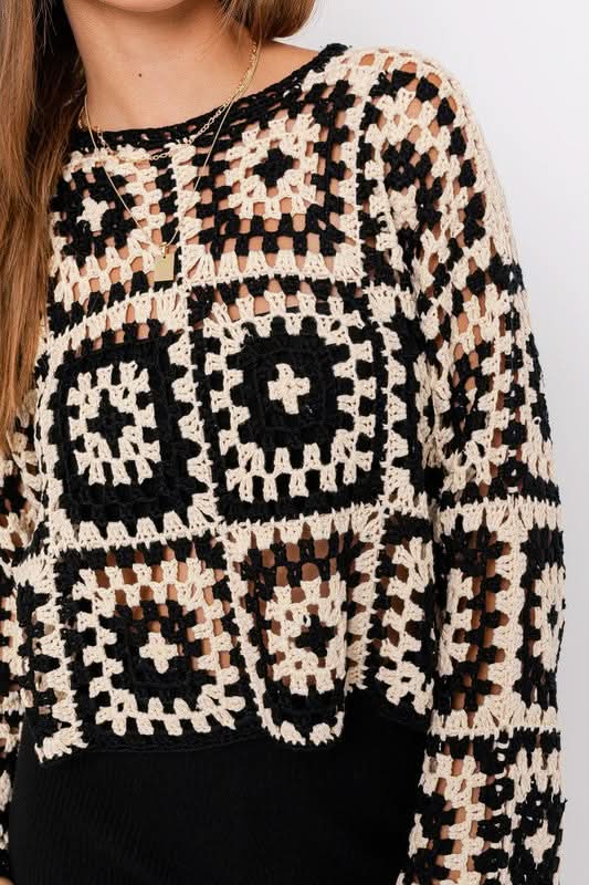 Grandma Square Sweater