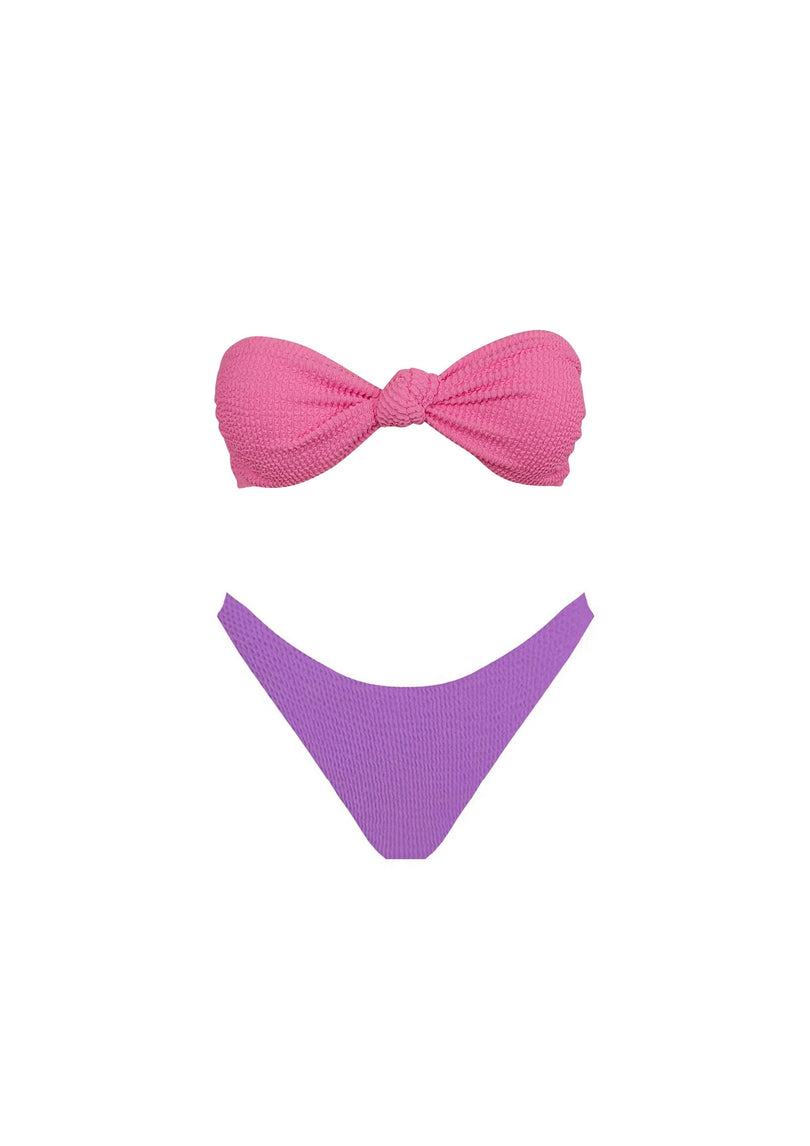 Pink and Purple Mix Matched Bikini