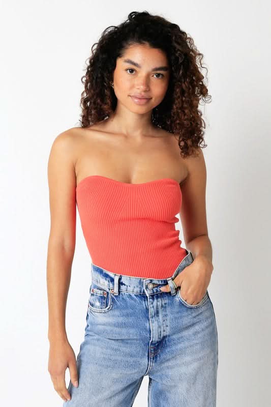 Orange Tube Top
