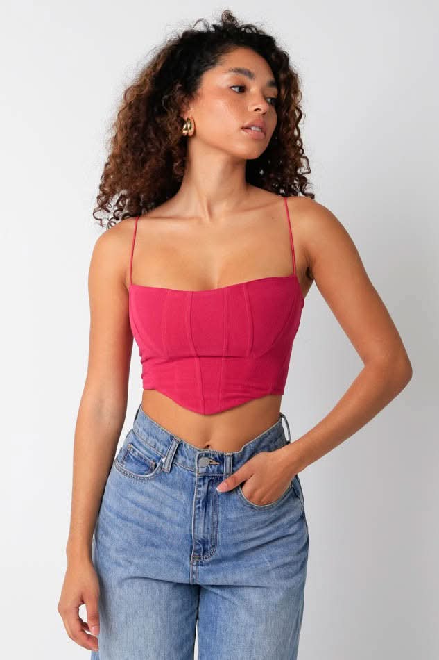 Pink Corset Top