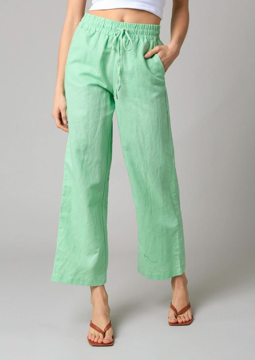 Wide Leg Linen Pants