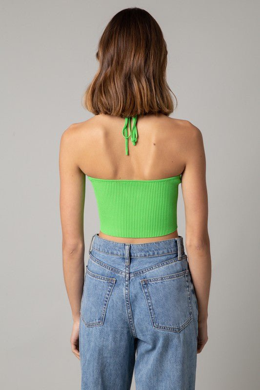 Cropped Halter Tops
