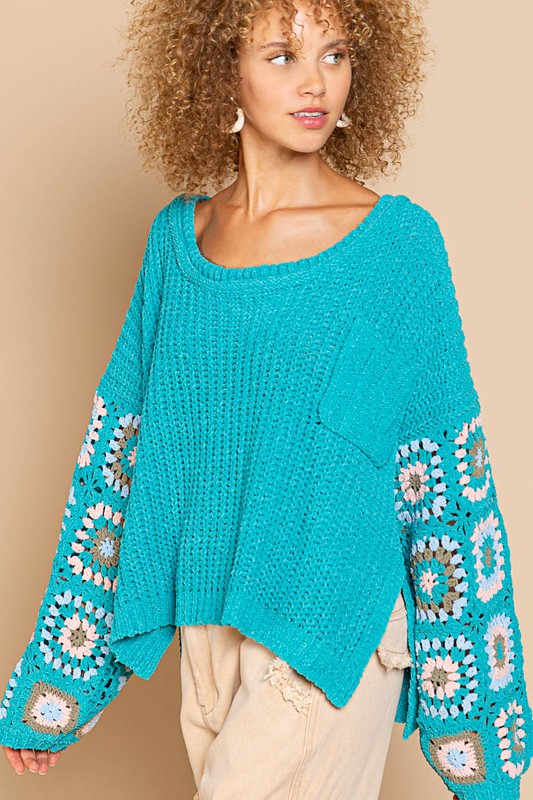 Teal Blue Sweater