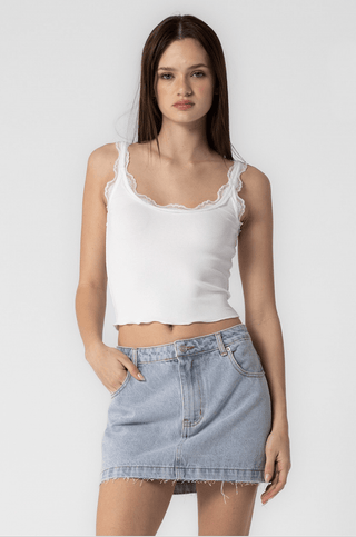 Denim Mini Skirt