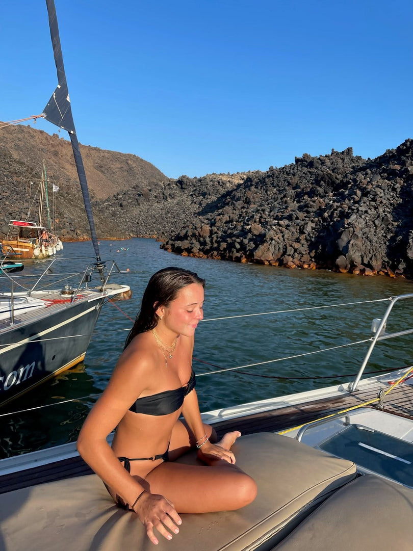 Black Bandeau Bikini