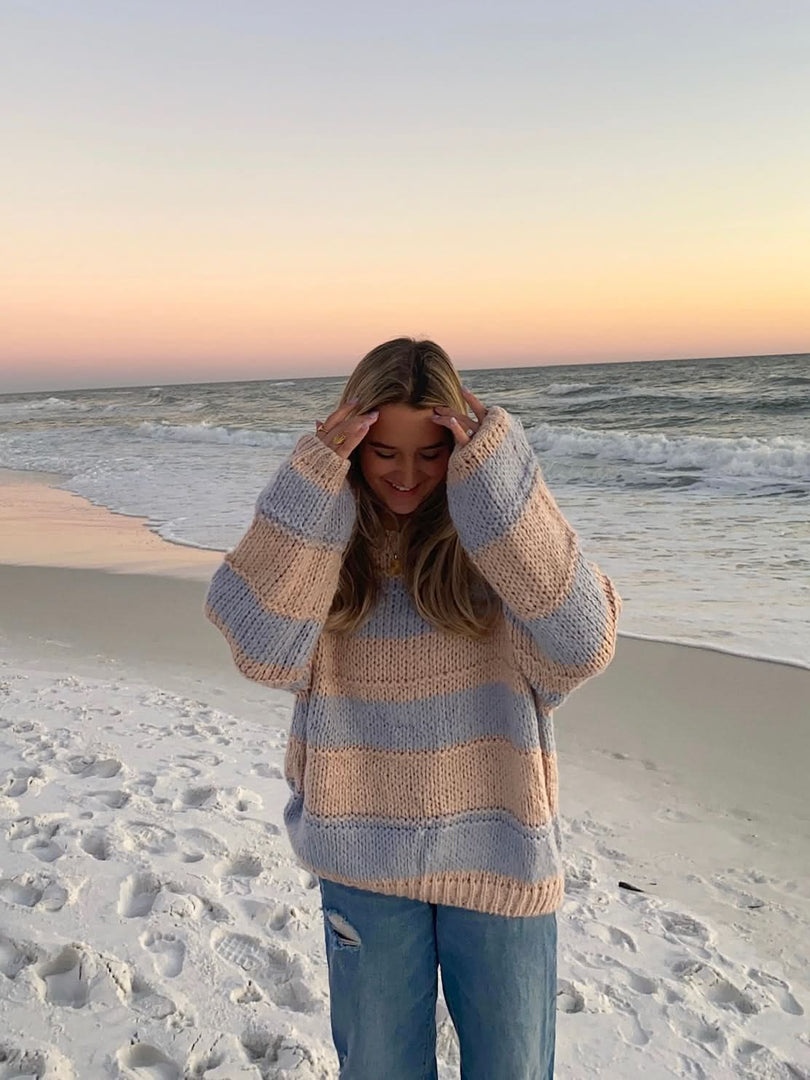 Oversized Striped Sweater