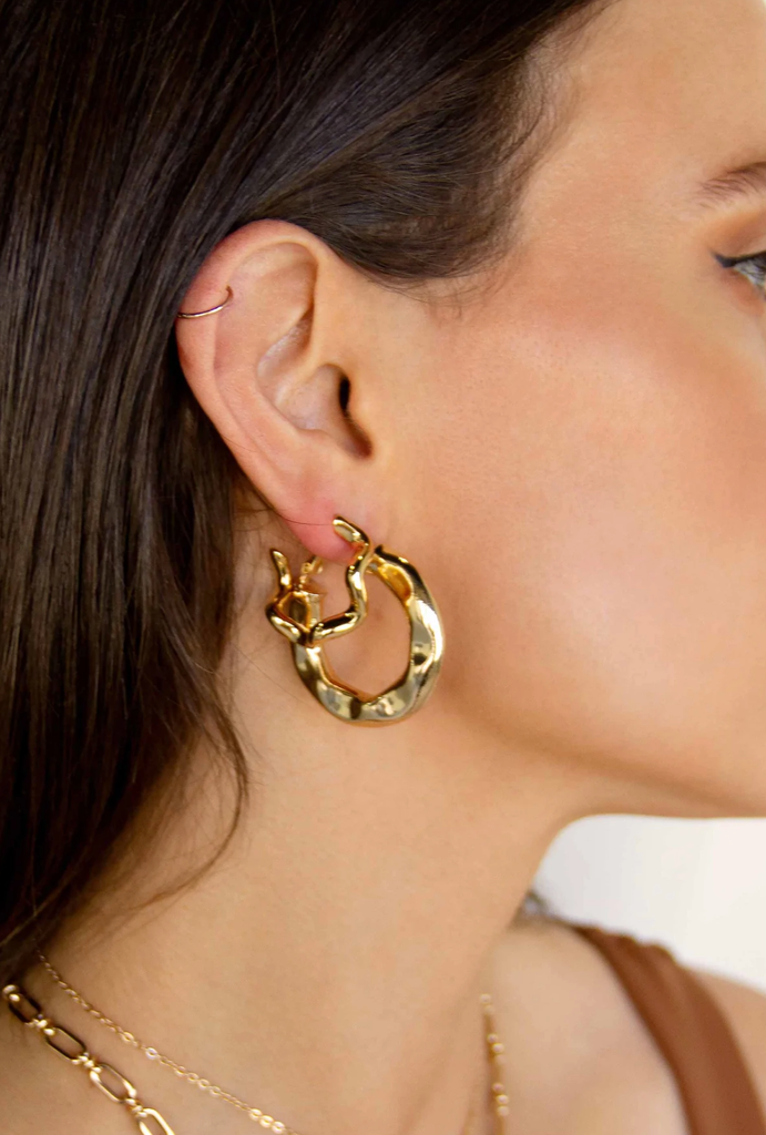 Cute Gold Hoop Earrings