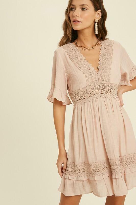 Blush Boho Dresses