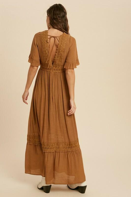 Camel Maxi Dress