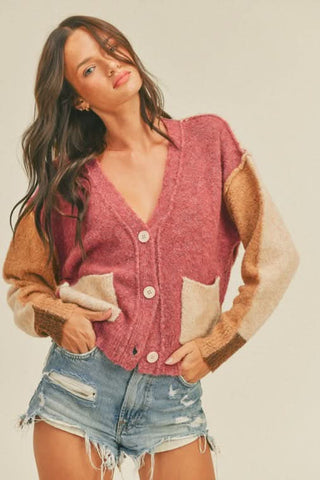 Colorblock Cardigan