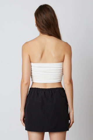 Riley Black Cargo Mini Skirt - Back View