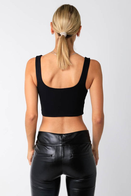 Black Crop Tops