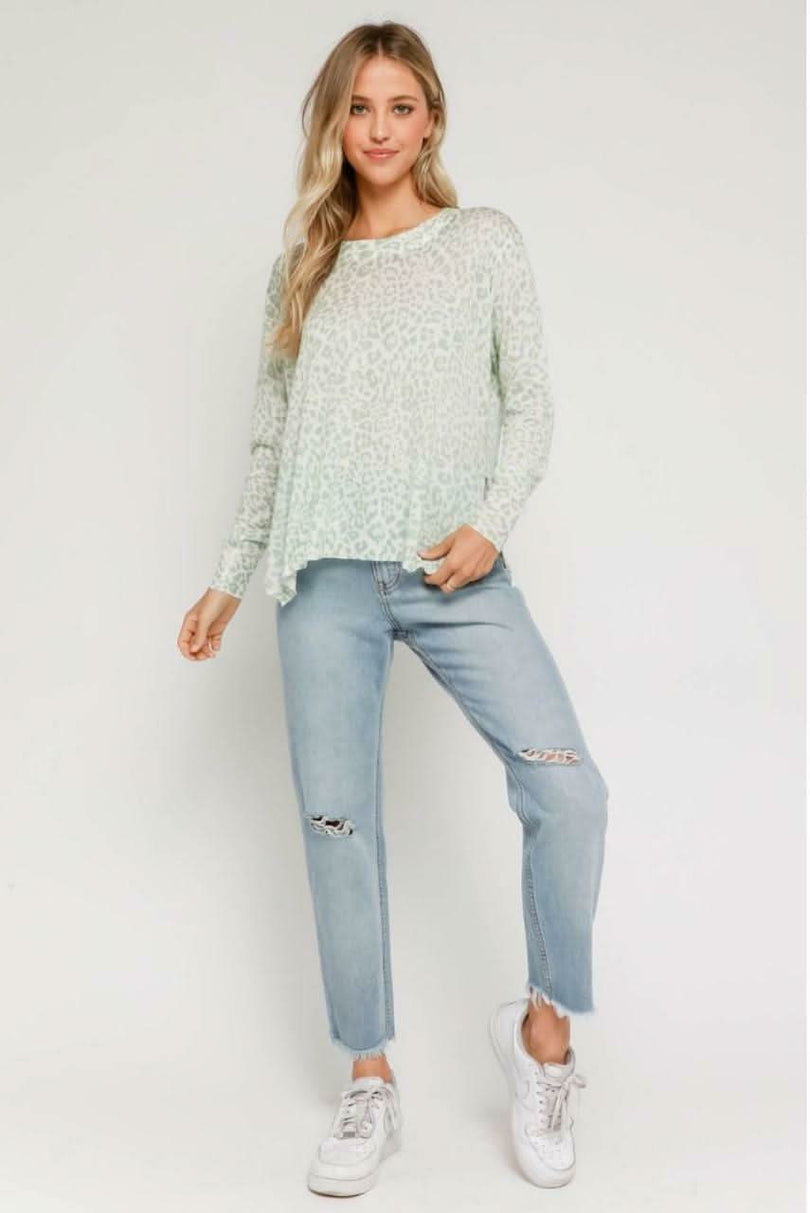 Animal Print Sweater