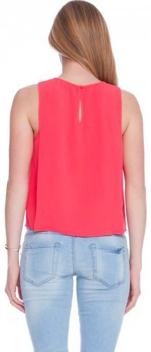Lush Cabo Cherry Red Tank Top -  BohoPink