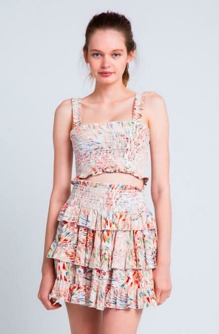 Floral Mini Dress Sets