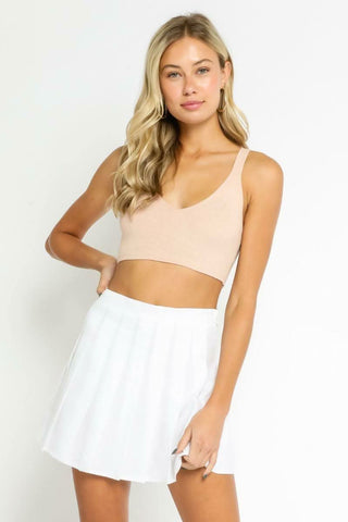 Blush Ribbed Cami Top 