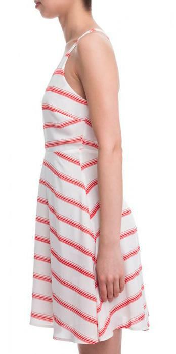 Katie Cross Front Fit and Flare Dress -  BohoPink