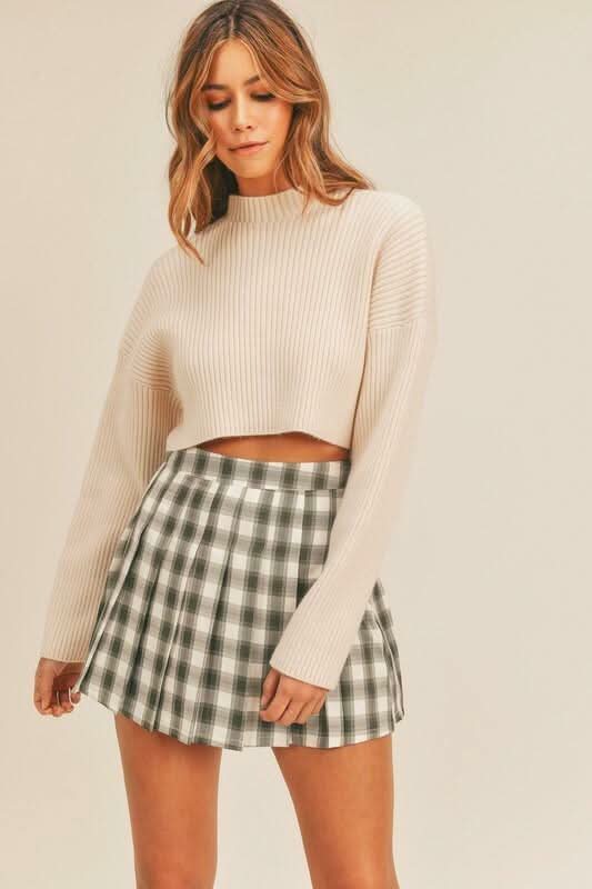 Cropped Sweater 
