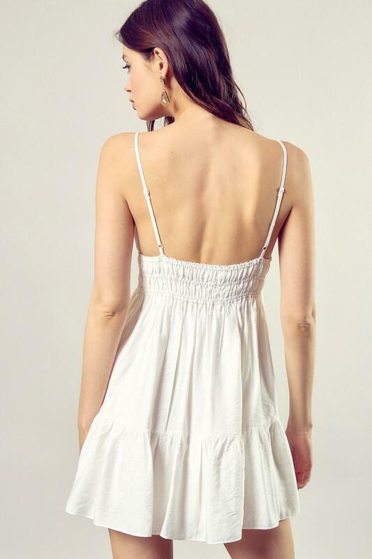 White Mini Dress 
