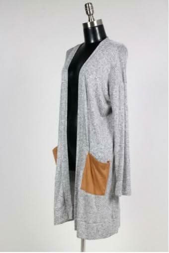 Grey Cardigan Long