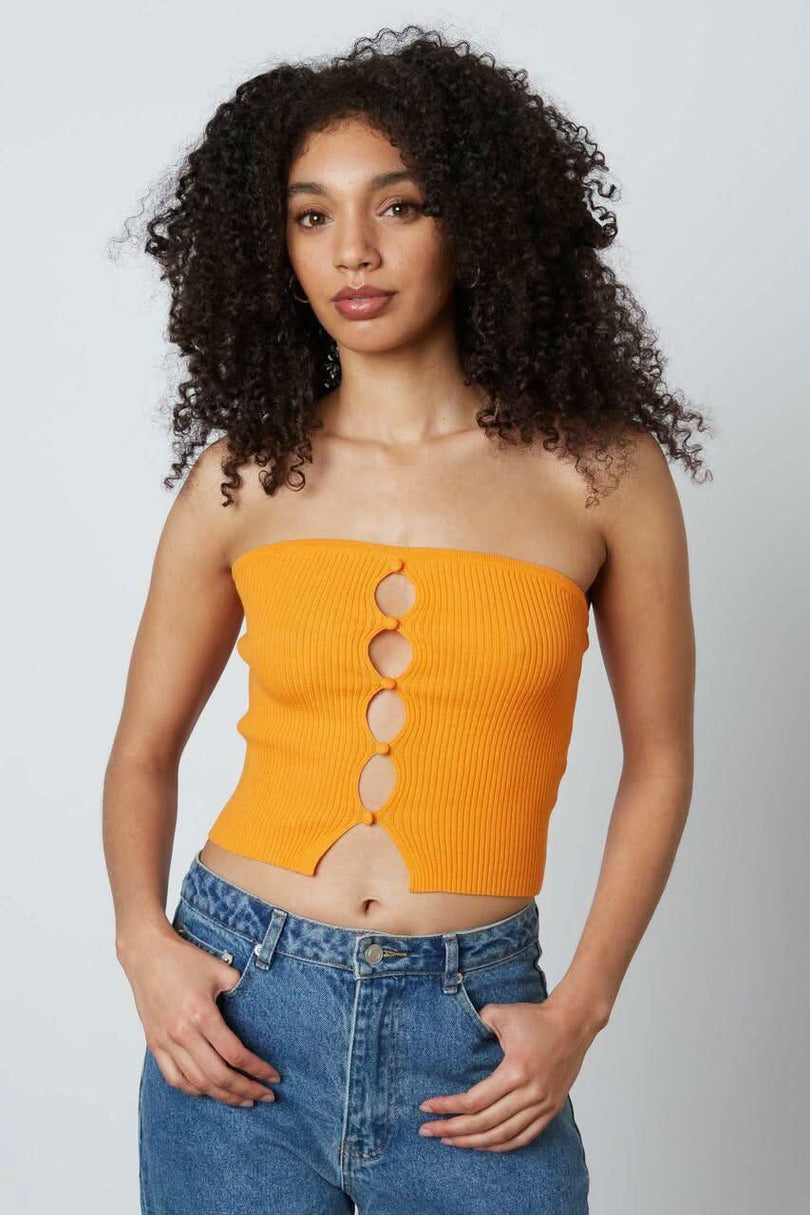 Orange Tube Top