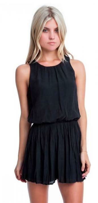 Black Sleeveless Romper