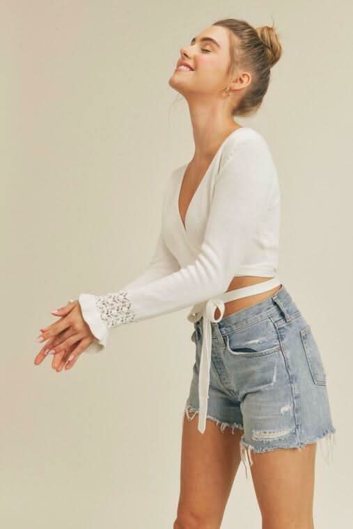 White Cropped Sweaters