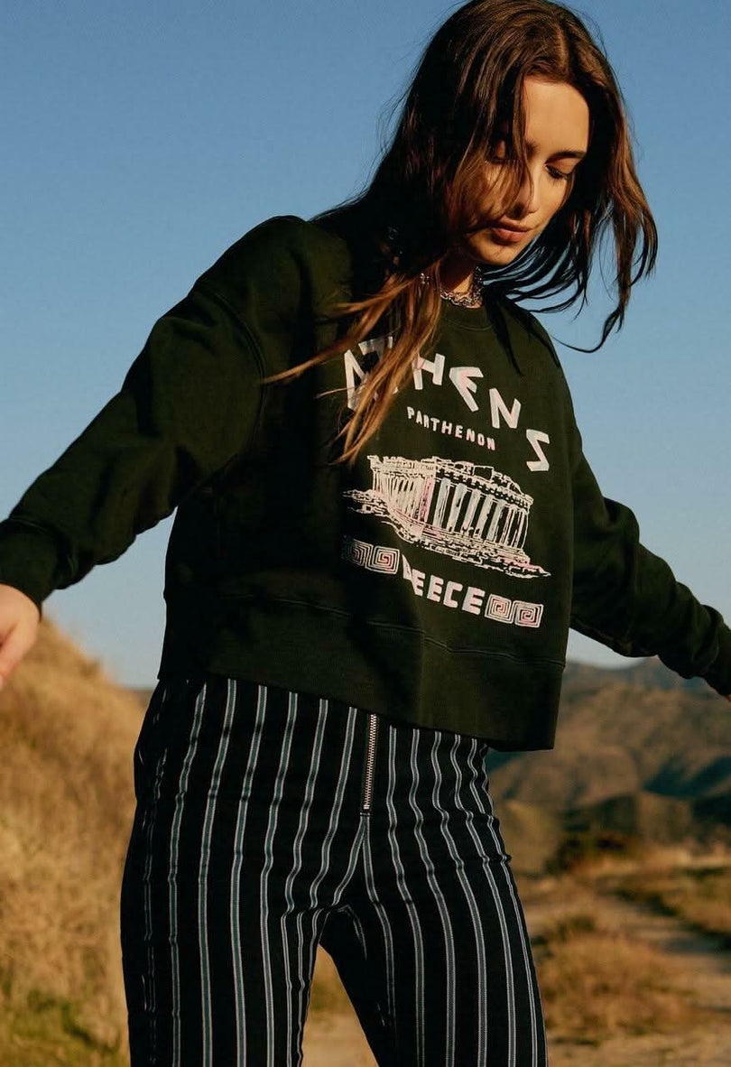Athens Cropped Sweatshsirt