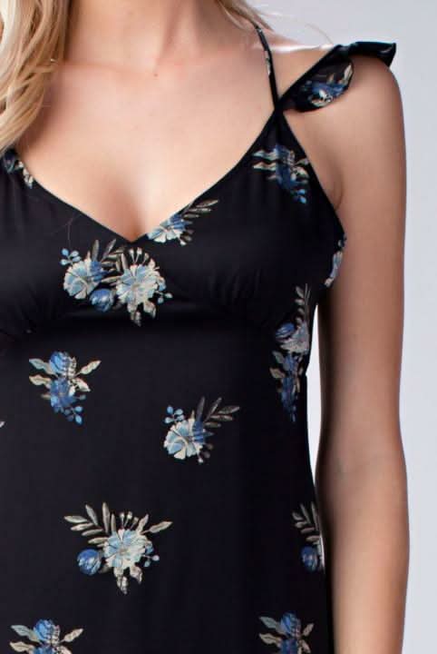 Black Floral Dresses