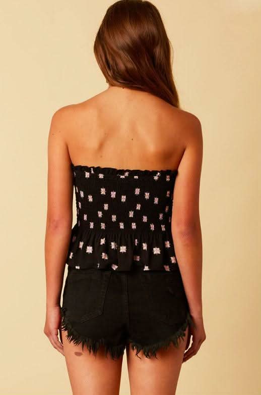 Smocked Tube Top Top