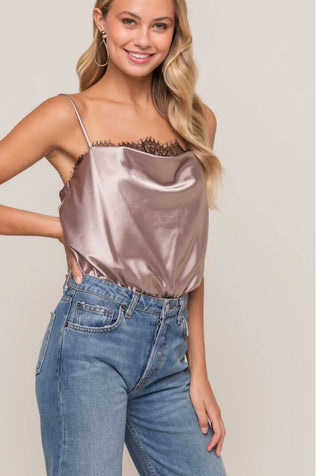 Lace Trim Bodysuit