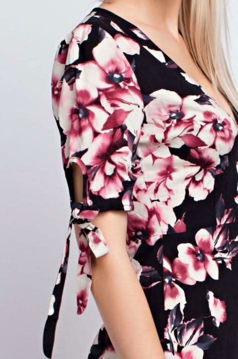 Floral V-Neck Romper