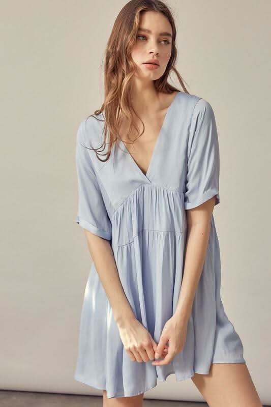 Light Blue Boho Dresses