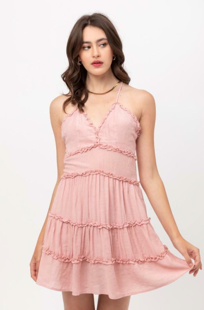 boho pink mini dress Buy Mint Velvet Pink Ruffle Boho Mini Dress from Next USA