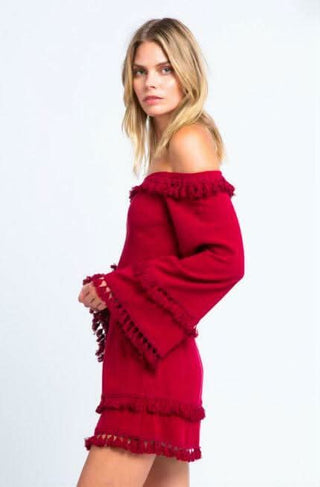Two Piece Bell Sleeve Dress 