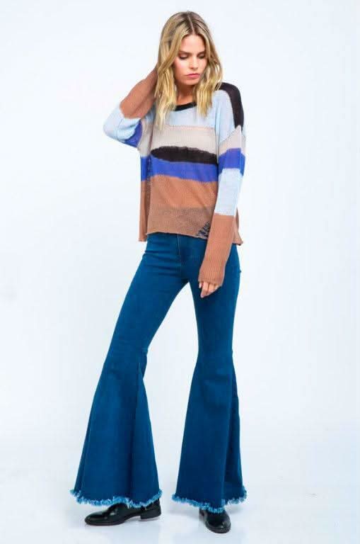 Lightweight Ripped  Sweater